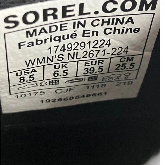 Sorel Emelie Chelsea Waterproof Leather Boots Brown NL2671-224 Womens 8.5 - Picture 7 of 7